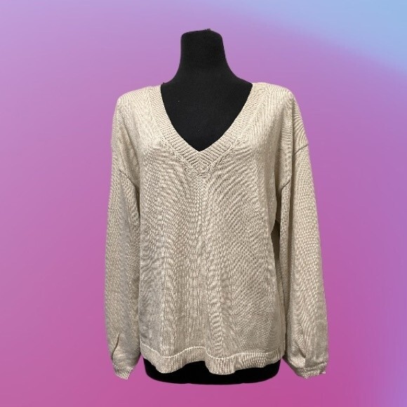 CBRAND Closet Candy V Neck Sweater - Picture 1 of 7